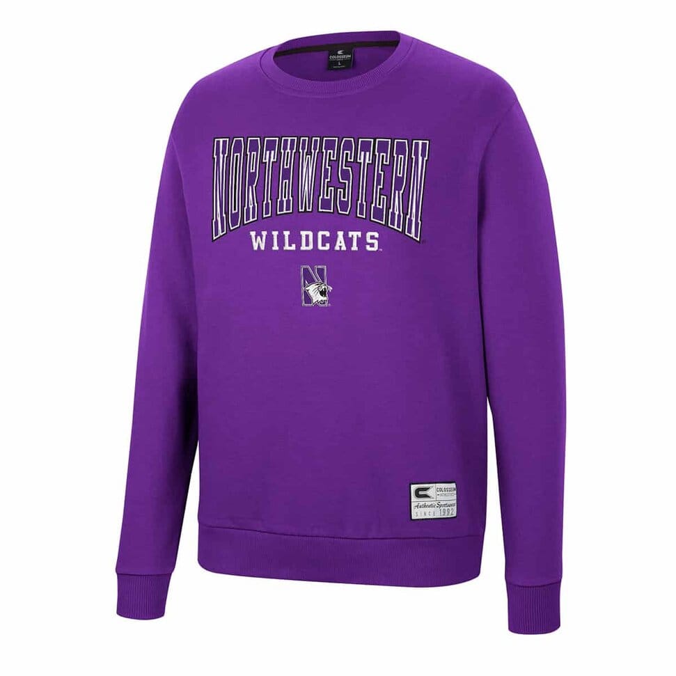 Northwestern Wildcats Buy Crewneck Sweatshirts and more Campus